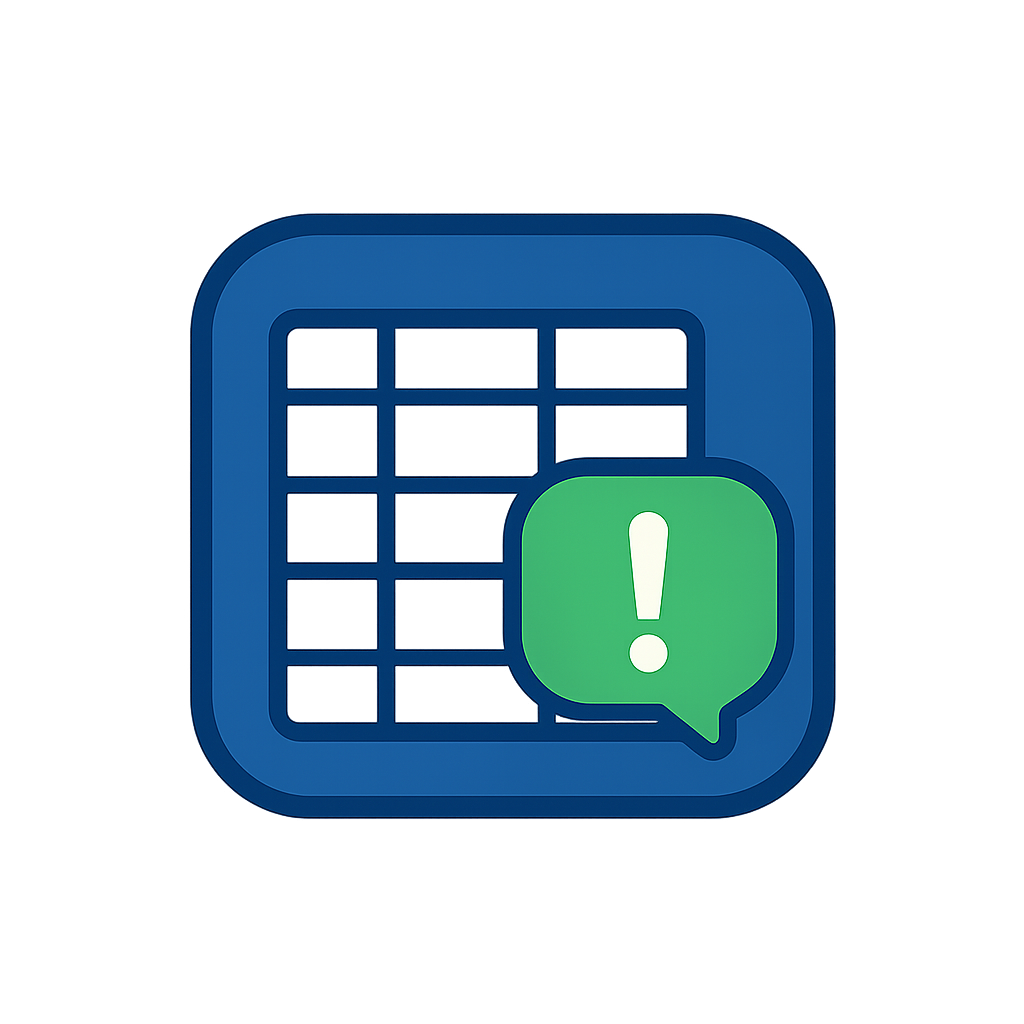 Spreadsheet Text Alerts