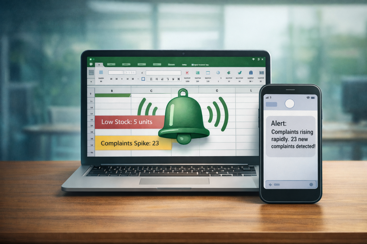 Getting Started Sending Alerts From Excel - Spreadsheet Text Alerts